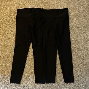 Black High Rise Leggings